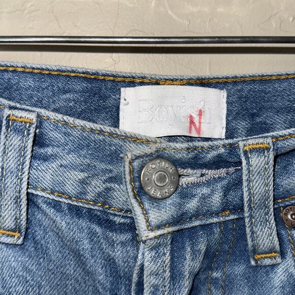 Boyish Billy easy rider high rise button fly distressed relaxed jeans - Picture 8 of 12